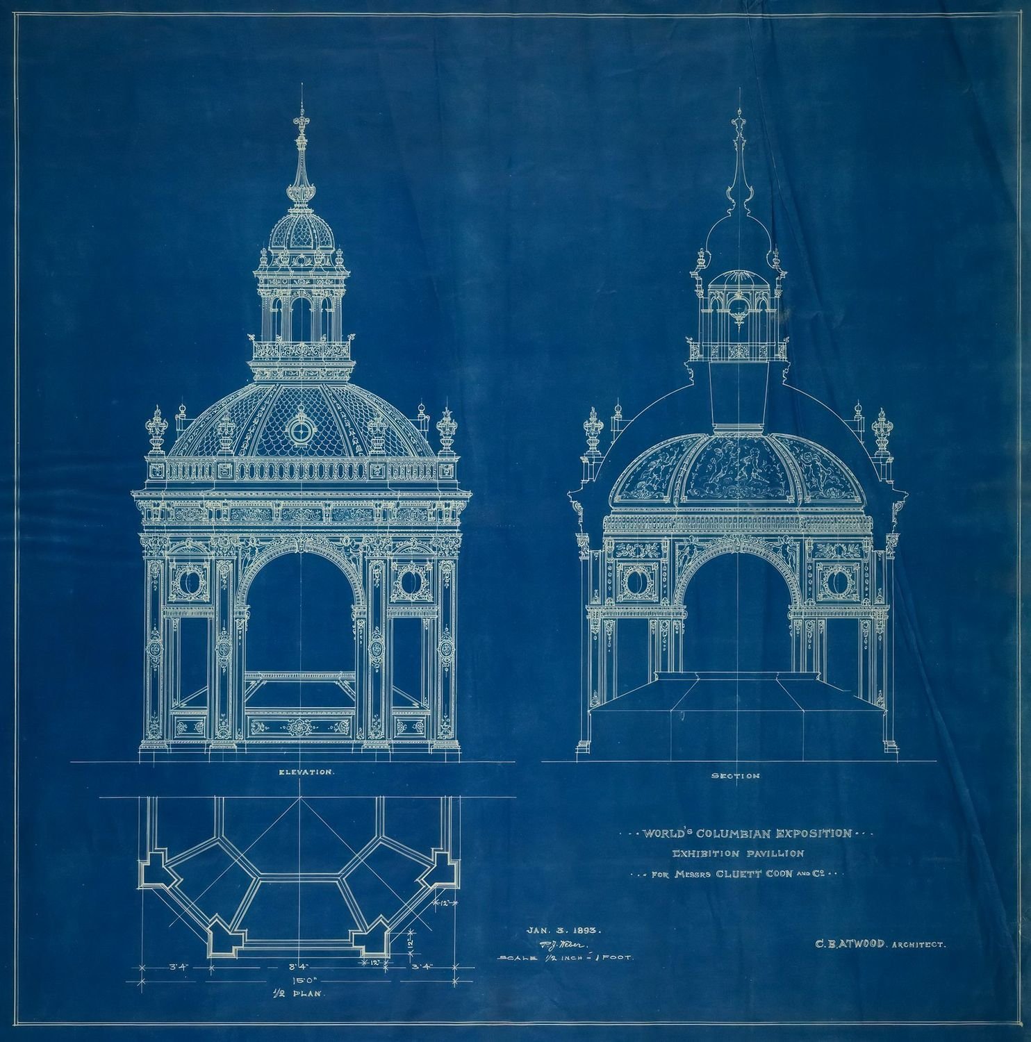 blueprint elevation